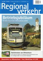 Titelblatt der Okt.-Nr. 2008 des 'Regionalverkehr'